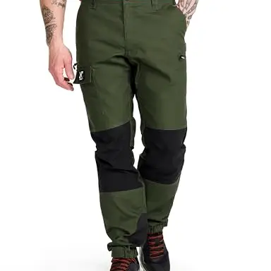 RevolutionRace Herren Nordwand Pants - Wandershose für Outdoor-Aktivitäten, Forest Green, M