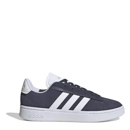adidas Grand Court Alpha Unisex Schuhe, Weiß/Gold, Größe 43 1/3