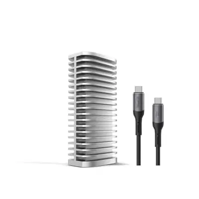 TERRAMASTER D1 SSD Pro M.2 NVMe-Gehäuse - Vollaluminium, effizient und geräuschlos, kompatibel mit USB 4 und Thunderbolt