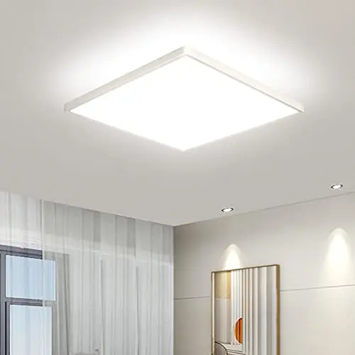 OTREN LED Deckenleuchte Flach, 23CM Quadrat, 4000K, Modernes LED Panel für Badezimmer, Küche, Wohnzimmer, Schlafzimmer