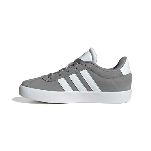 adidas Kinder VL COURT 3.0 Schuhe, grau/weiß, Größe 37 1/3 EU
