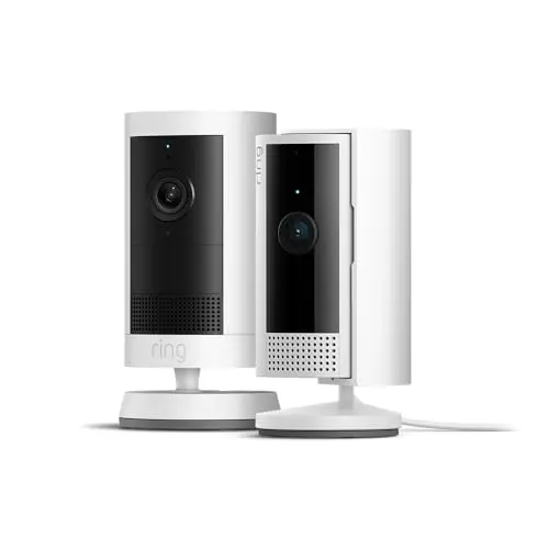 Ring Außenkamera Plus & Innenkamera | Kabellose 2K-Überwachungskamera zur Selbstinstallation