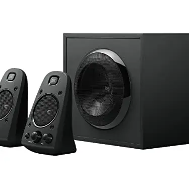 Logitech Z623 Lautsprecher-System mit Subwoofer, THX-Zertifiziert, 400 Watt, für PC/PS4/Xbox/TV/Smartphone - Schwarz