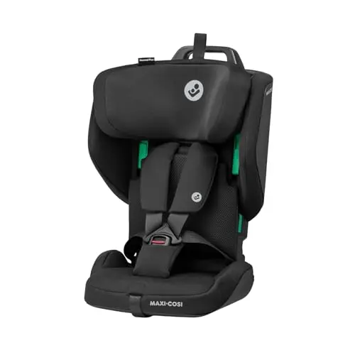 Maxi-Cosi Nomad Plus, klappbarer Kindersitz für 15 Monate - 4 Jahre, kompakt & leicht, mit Seitenaufprallschutz, in Authentic Black