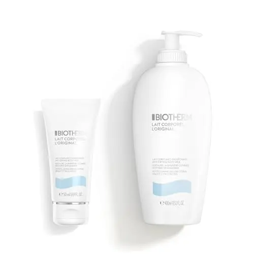 BIOTHERM Lait Corporel Set – Feuchtigkeitsspendende Bodylotion mit Zitrusduft, 400ml + 50ml