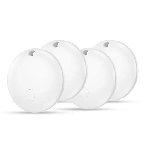 Android GPS Tracker 4-Pack - Smart Tag für Apple und Google, Wasserdichter Bluetooth-Schlüsselfinder für Geldbörse und Gepäck