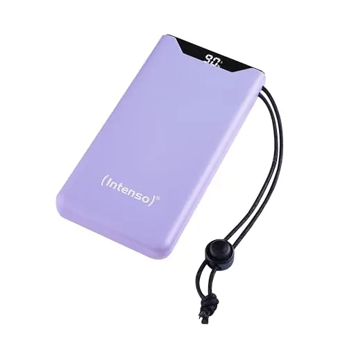Intenso Powerbank F10000, 10000mAh, USB-C & USB-A, 20W PD & 18W QC, Lila