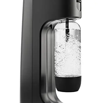 Aqvia Balance Wassersprudler mit BPA-freier Flasche - Schwarz