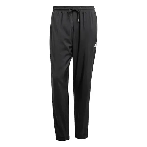 adidas Herren Essentials Stanford Jogginghose, Schwarz/Weiß, Größe L