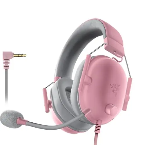 Razer BlackShark V2 X - Kabelgebundenes E-Sports Headset für PlayStation 5 (Nierenmikrofon, 50mm Treiber)