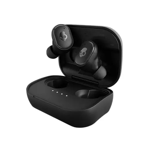 Skullcandy Grind Kabelloser In-Ear Kopfhörer - 40 Std. Akkulaufzeit - Schwarz
