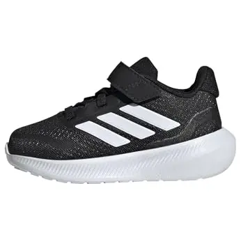 adidas RUNFALCON 5 Unisex Kinder Schuhe, Schwarz/Weiß, 35 EU