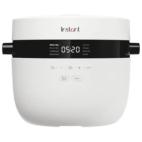 Instant Pot Reiskocher und Dampfgarer, 5 L (20 Tassen), mit Schongarer- und Sauté-Funktion