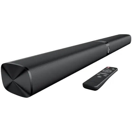 GarageRock Soundbar für TV, 2-in-1 Set, Bluetooth 5.3, 3 Klangmodi, Surround, ARC/Opt/Aux, TV Lautsprecher