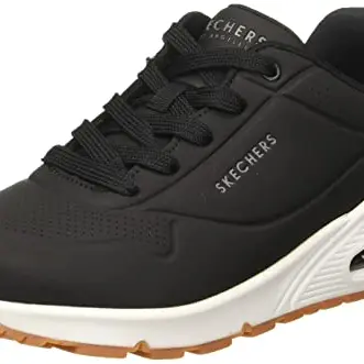 Skechers Damen Sneakers Uno Stand On Air, Schwarz, Größe 39 EU