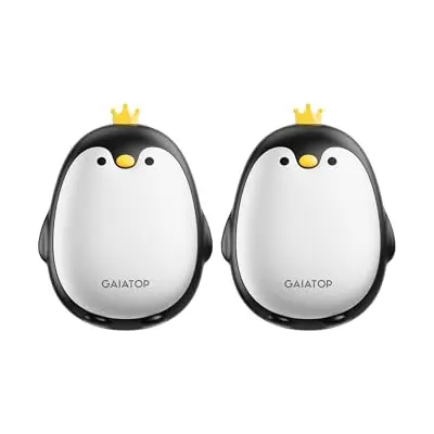 Gaiatop Elektrische Handwärmer 2er-Pack mit 3 Heizmodi, Magnetisch & Tragbar, Ideale Outdoor Taschenwärmer für Damen & Herren