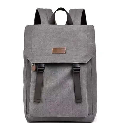 JSNOM Herren Rucksack für Laptops bis 15,6 Zoll - Wasserdicht, ideal für Arbeit und Studium (Dunkelgrau)