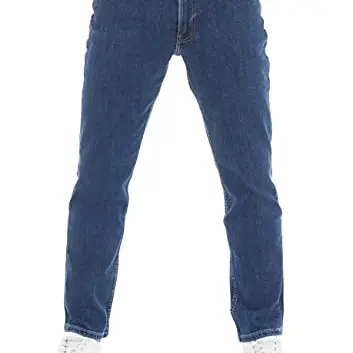 Lee Brooklyn Straight Herren Jeans - Dunkel Stonewash 48W/34L