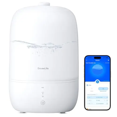 GoveeLife Smart Raumbefeuchter 3L Top-Fill WiFi, kompatibel mit Alexa