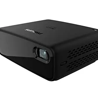 Philips PicoPix Micro 2 - Kompakter Projektor mit HDMI und USB-C, 5 Std. Akkulaufzeit