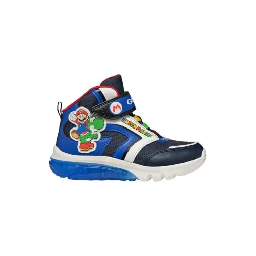 Geox J Ciberbron Sneaker für Jungen, Navy/Blau, Größe 37