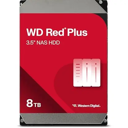 WD Red Plus 8 TB NAS Interne Festplatte 3,5 Zoll