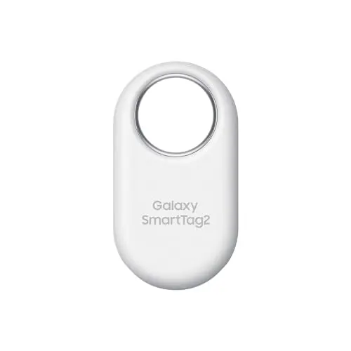 Samsung Galaxy SmartTag2 Bluetooth-Tracker, wasserdicht, mit bis zu 500 Tagen Laufzeit, Weiß