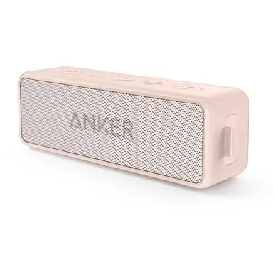 Anker Soundcore 2 Bluetooth Lautsprecher mit 12W Stereo Sound, 24 Stunden Spielzeit, IPX7 wasserdicht, ideal für Zuhause und unterwegs