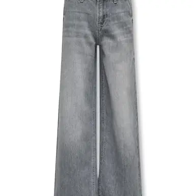 ONLY Carmakoma Mädchen Wide Leg Jeans, Medium Grey Denim, Größe 152 EU