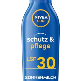 NIVEA SUN Sonnenmilch LSF 30 (250 ml) - 48h Feuchtigkeit, sofortiger Sonnenschutz