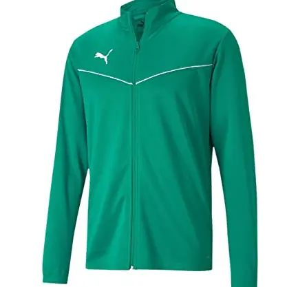 PUMA Herren Teamrise Trainingsjacke, Grün (Pepper Green White), M