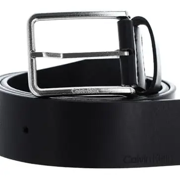 Calvin Klein Herren Gürtel Warmth 40mm Leder Schwarz 95