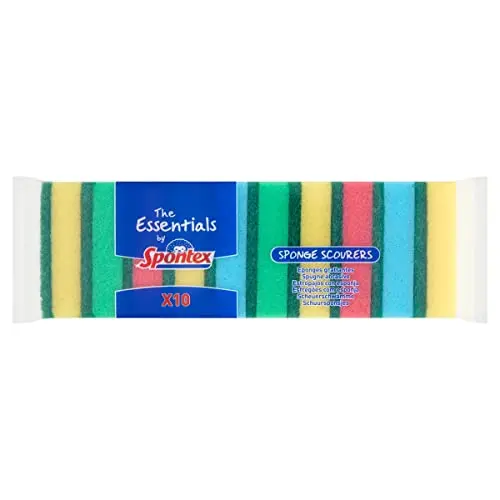Spontex Schwamm-Topfreiniger, 10 Stück