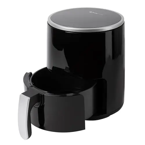 Z SwissHome PETIT Heißluftfritteuse 2.5L - Öl-free, 1200W, digitales Display, Timer, herausnehmbarer Korb