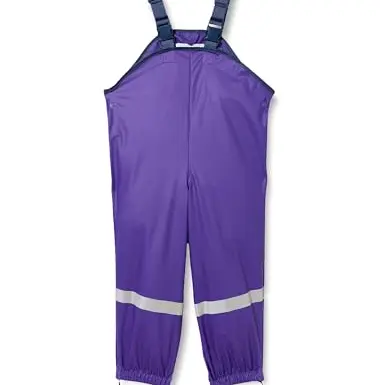 Playshoes Regenlatzhose Unisex für Kinder, wind- und wasserdicht, lila, Gr. 80