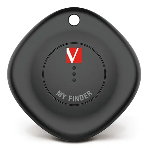 Verbatim My Finder Bluetooth Tracker für Rucksack, Koffer, Schlüssel & mehr, kompatibel mit Apple „Wo ist?“, mit austauschbarer Batterie