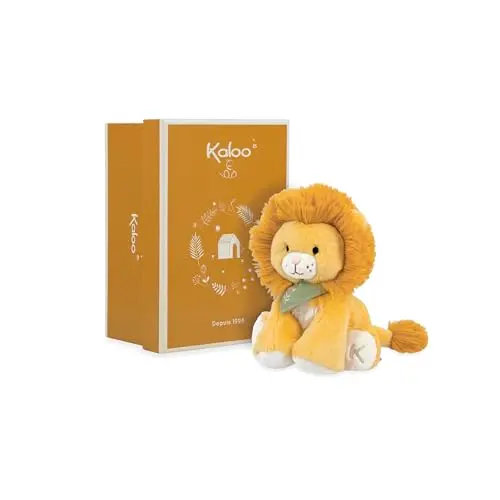 Kaloo Les Amis Nougat der Löwe - 13 cm - Weiches Plüschtier in Geschenkbox - Ab Geburt