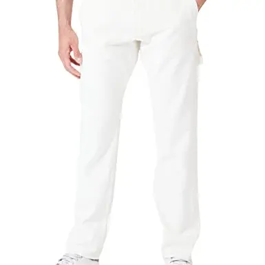 JACK & JONES Men's JJICHRIS Utility Jeans, Ecru, 27W / 30L