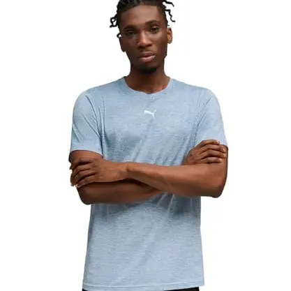 Puma Unisex Tad Essentials Heather Cat T-Shirt