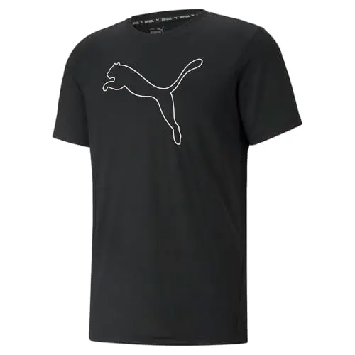 Puma Performance Cat T-Shirt für Herren, Schwarz