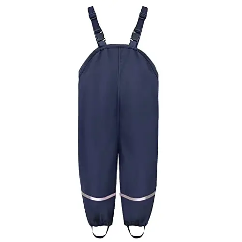 OYAKO.NEST Regenhose Kinder 140 Matschhose für Jungen und Mädchen Frühjahr/Sommer Dunkel Blau