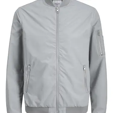 JACK & JONES Herren Bomber JJERUSH Noos, Ultimate Grey, M