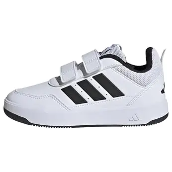 adidas Kinder Tensaur Sport 3.0 Klettschuhe, weiß/schwarz, 30 EU
