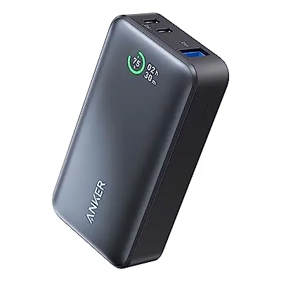 Anker Powerbank 10.000mAh, PowerCore 533 mit Power Delivery - tragbarer Handyakku für iPhone 15, iPad, MacBook und mehr