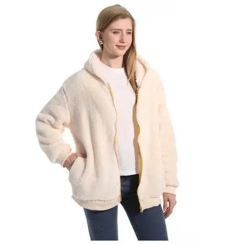 FELOVE Fleece-Zip-Hoodie für Erwachsene