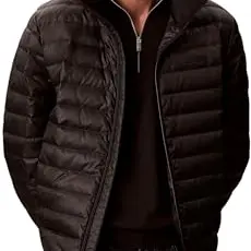 Calvin Klein Herren Pufferjacke, Schwarz, Größe M