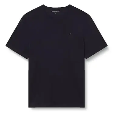 Tommy Hilfiger Herren T-Shirt, Blue (Desert Sky), Größe M