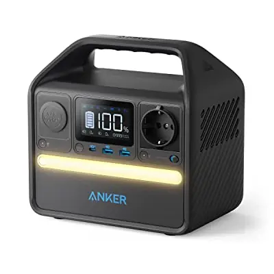 Anker 521 Tragbare Powerstation 256Wh mit 5 Anschlüssen für Outdoor