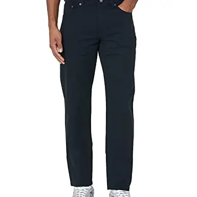 Amazon Essentials Herren 5-Pocket Twillhose, Gerade geschnitten, Schwarz, Größe 28W/30L