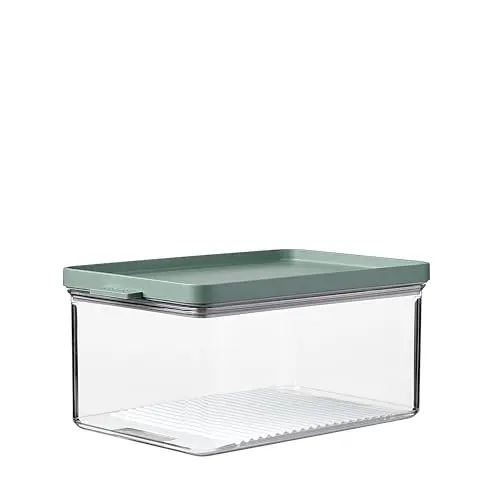 Mepal Käsedose mit Deckel - Luftdichter Kühlschrank Organizer - 2000 ml - Nordic Sage